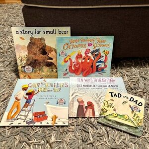 Collection of 5 Children’s Picture Brooks: Book Lot for Boys